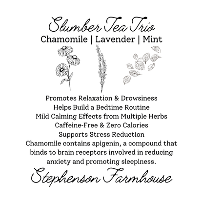 Slumber Tea Trio Vials